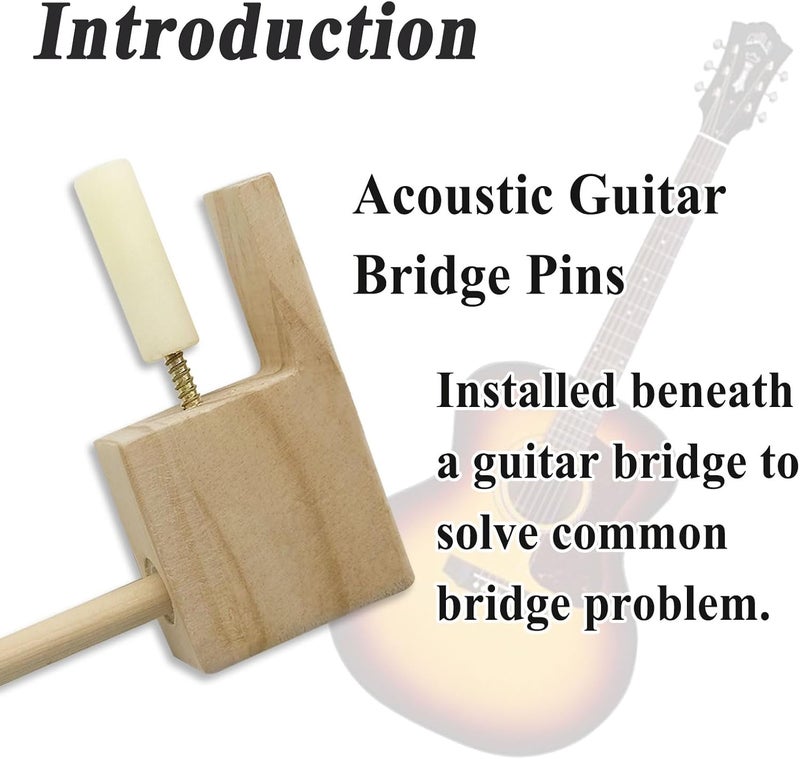 Zeiboat AN3694 Acoustic Guitar Bridge Pins - Work to Enhance the Volume and Tone of Guitar - Image 4